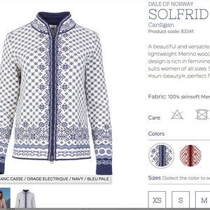 Dale of Norway Solfrid Sweater